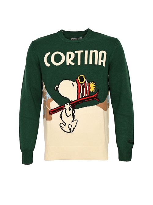 Maglione Heron Snoopy Cortina in lana e cachemire Mc2 Saint Barth | HER001101149I